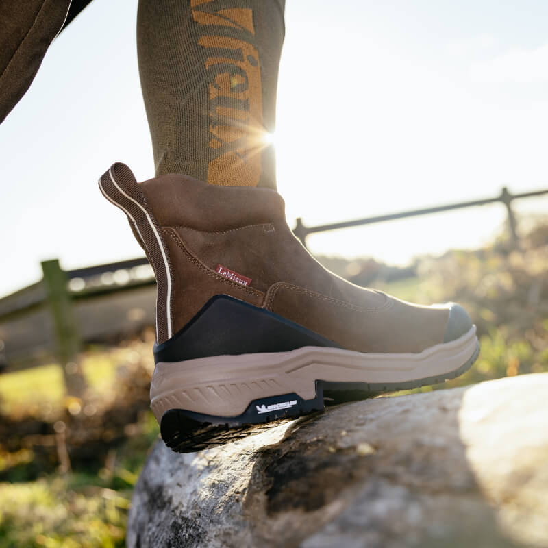 Lemieux Trex Waterproof Zip Boots Brown-Pet n Pony-LeMieux