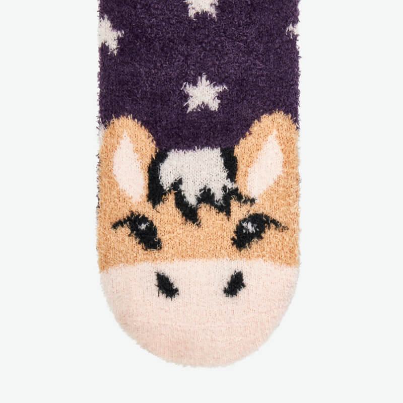 LeMieux Mini Fluffies Fjord Pony Juniper socks offer luxury warmth and comfort.