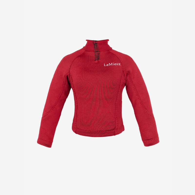LeMieux Toy Rider Outfit Chilli—long sleeve, high neck, perfect for your Toy Rider.