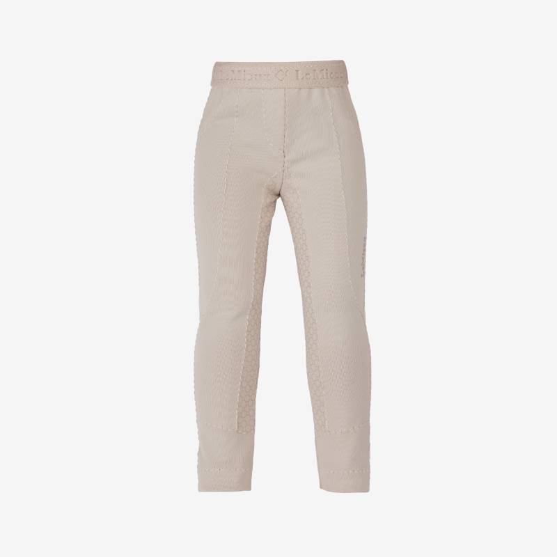 LeMieux Toy Rider Competition Outfit: light beige textured pants with elastic waist for play.
