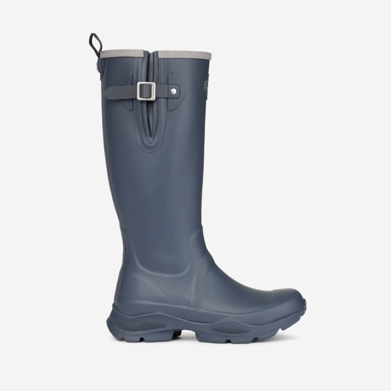 LeMieux Ultra Stride Wellington Boots Navy—waterproof comfort with side buckles.