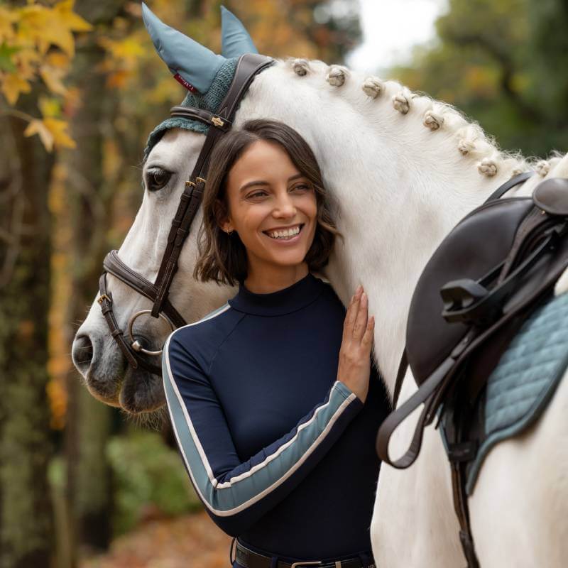 LeMieux Talia Turtle Neck Baselayer Navy