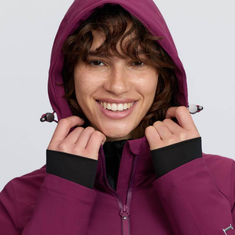 LeMieux Brooke 3 in 1 Waterproof Hybrid Jacket Blackberry