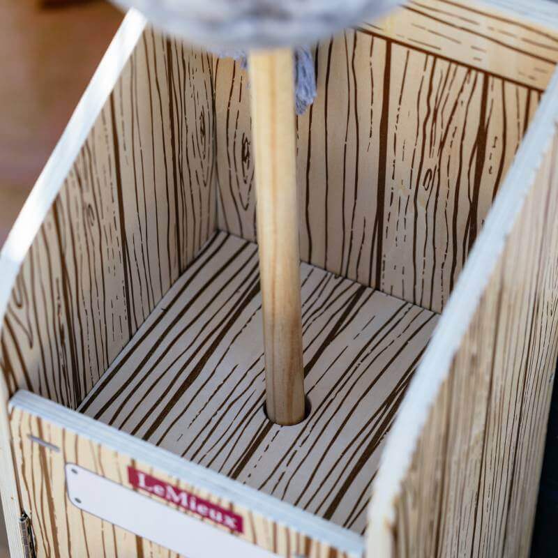 LeMieux Hobby Horse Stable Wooden—perfect for equestrian playset fun.