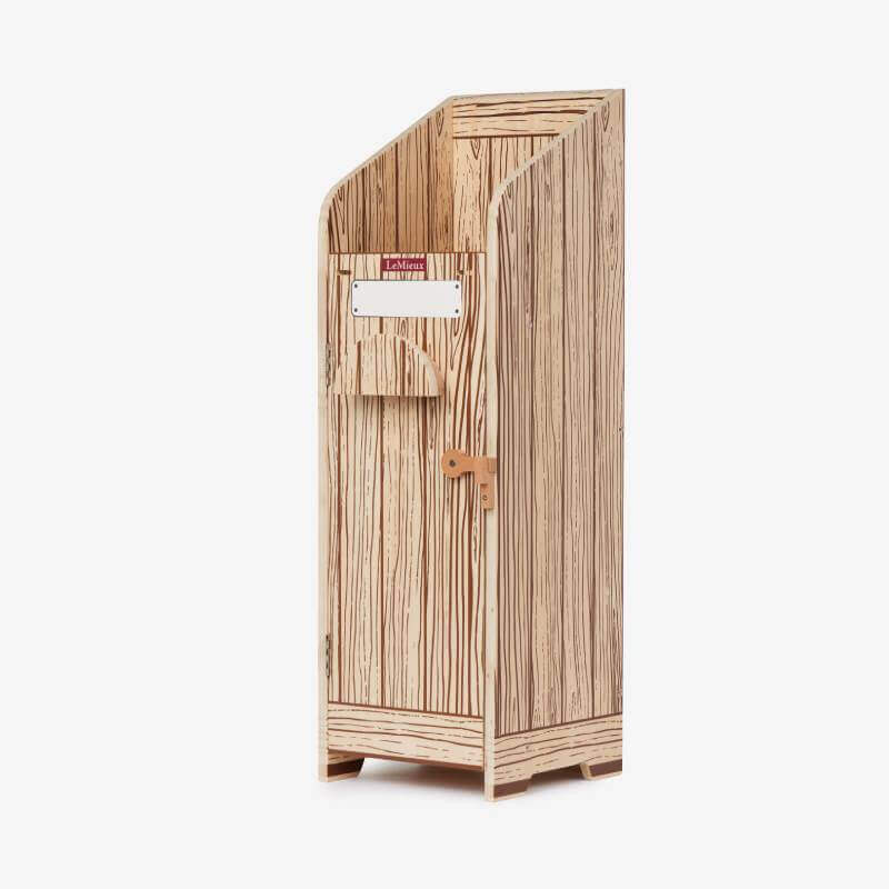 LeMieux Hobby Horse Stable Wooden—sturdy, with mail slot, sign & handle for fun stable play!.