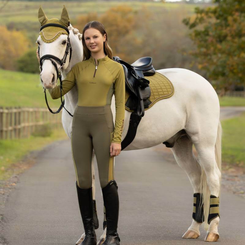 LeMieux Young Rider Classique Baselayer Gooseberry