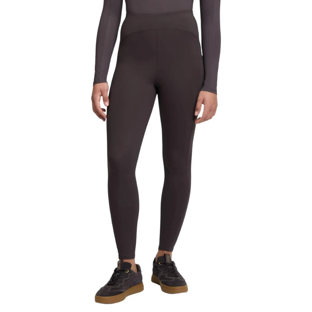 LeMieux Young Rider Nell Brushed Pull On Riding Leggings Cocoa