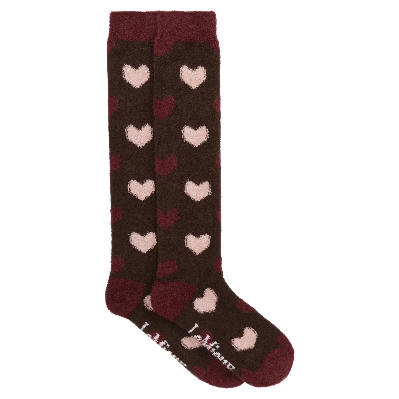 LeMieux Heart Fluffies Socks Bramble