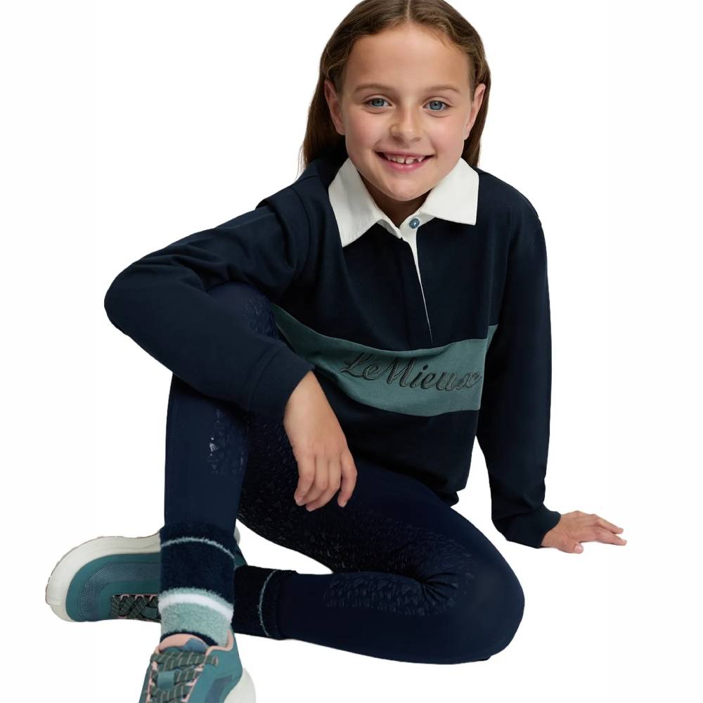 LeMieux Mini Roman Rubgy Shirt Navy
