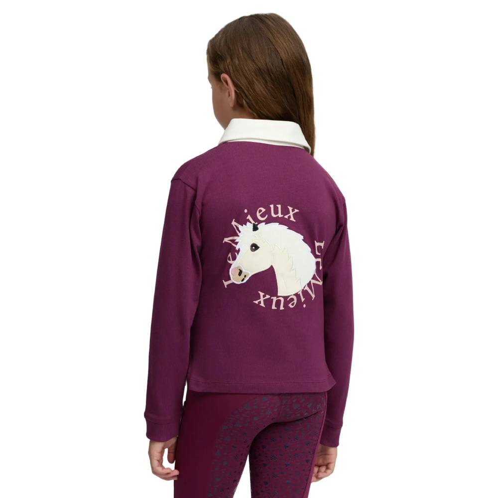 LeMieux Mini Roman Rubgy Shirt Blackberry