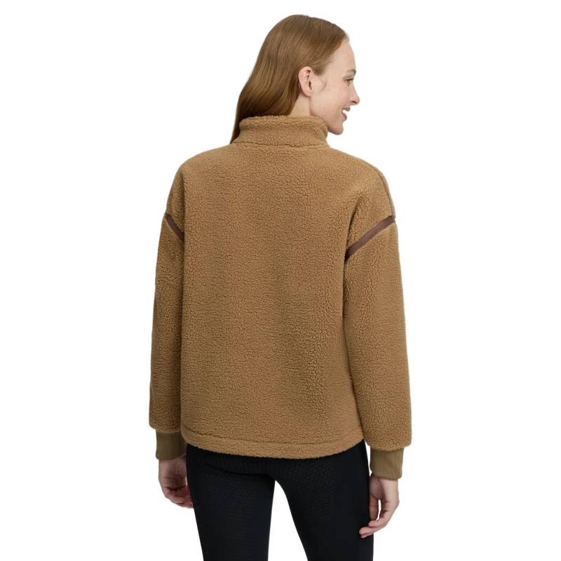 LeMieux Avery Teddy Quarter Zip Fleece Caramel
