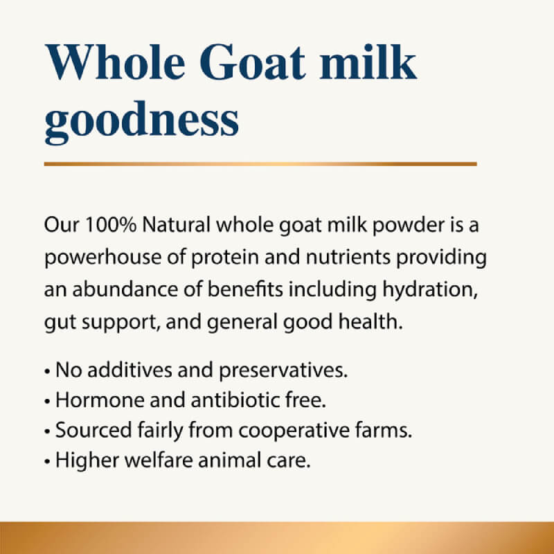 Karnlea Goat Milk Powder 200g—100% natural, supports health for dogs & cats.