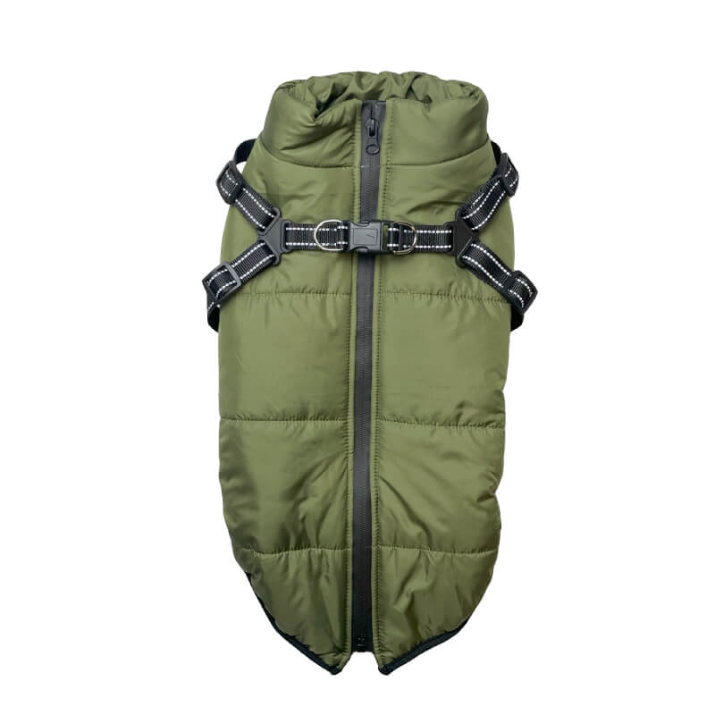 Happy Pet Green Harness Dog Jacket-Pet n Pony-Happy Pet