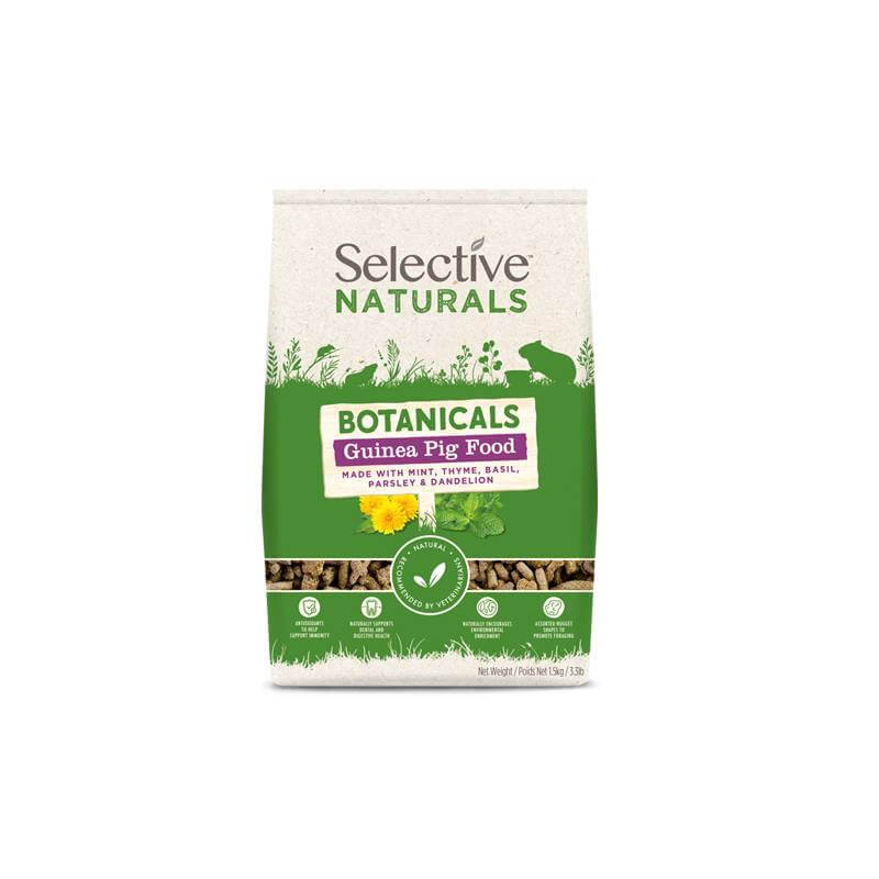 Supreme Petfoods Science Selective Naturals Guinea Pig Botanicals, 1.5kg pack.