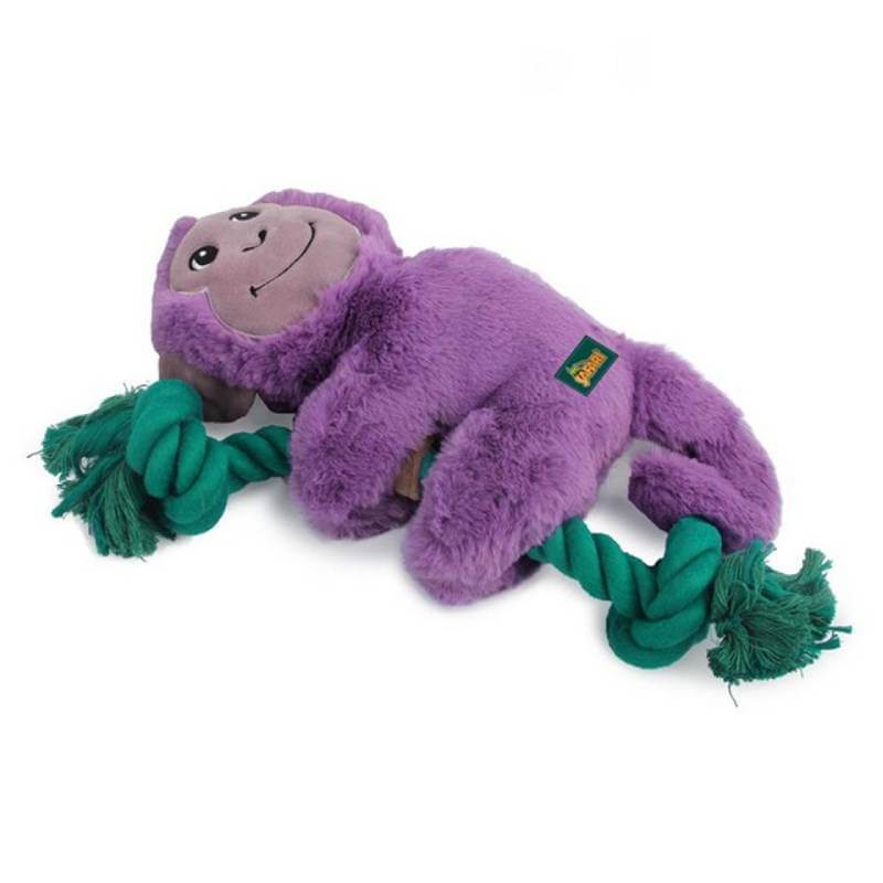 All For Paws Safari Rope Cuddle Monkey Dog Toy is a fun chew toy for your pup.