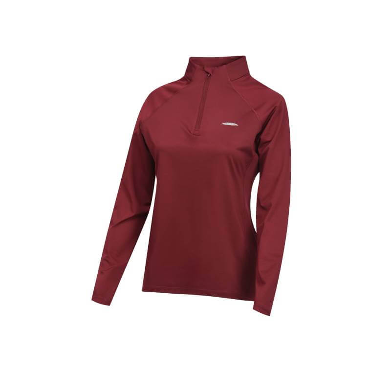 Weatherbeeta Prime Long Sleeve Top Maroon-Pet n Pony-Weatherbeeta