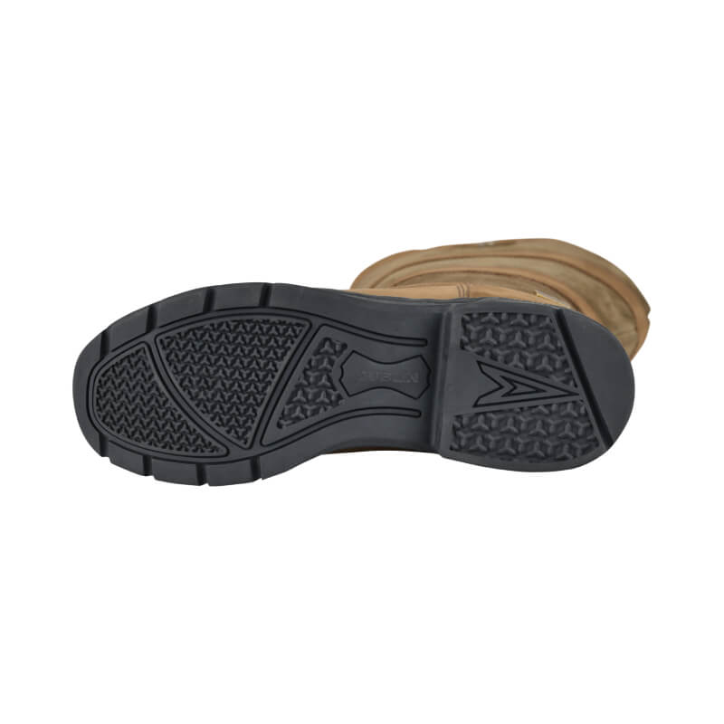 Dublin River Boots IV in dark brown with black, textured sole for outdoor performance.