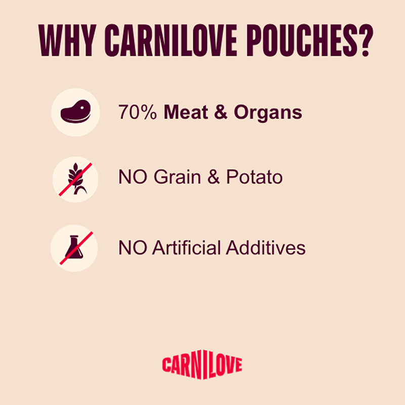 Carnilove Multipack Dog Food Pouch: premium grain-free pate, no additives.