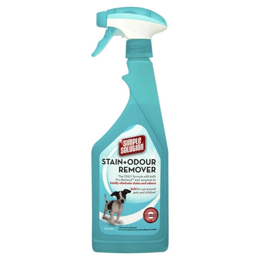 Simple Solution Stain &amp; Odour Remover For Dogs, 750ml – pet-safe spray by Simple Solution.