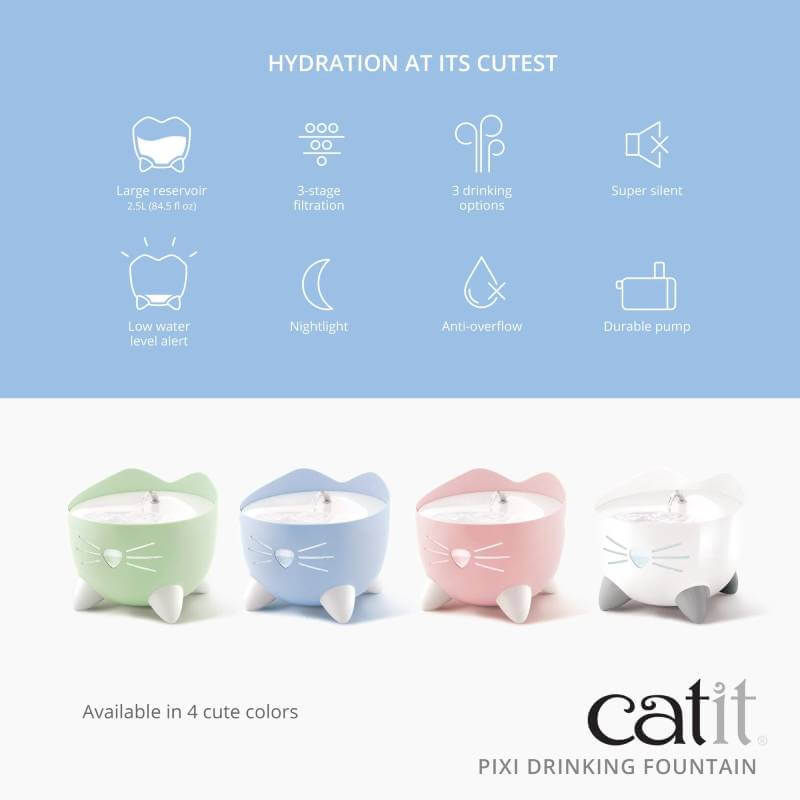 Catit Pixi Fountain Stainless Steel