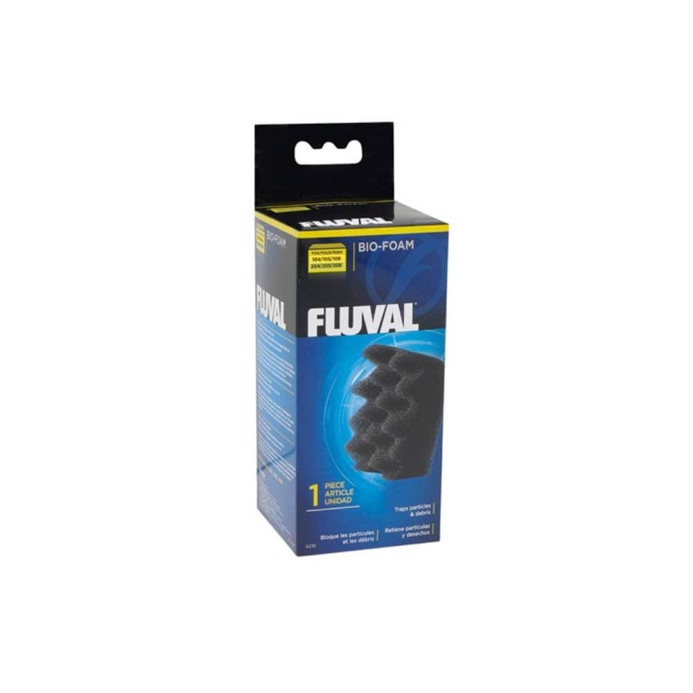 Fluval 106/206 Bio Foam, by Fluval, for aquarium canister filters in blue and yellow packaging.