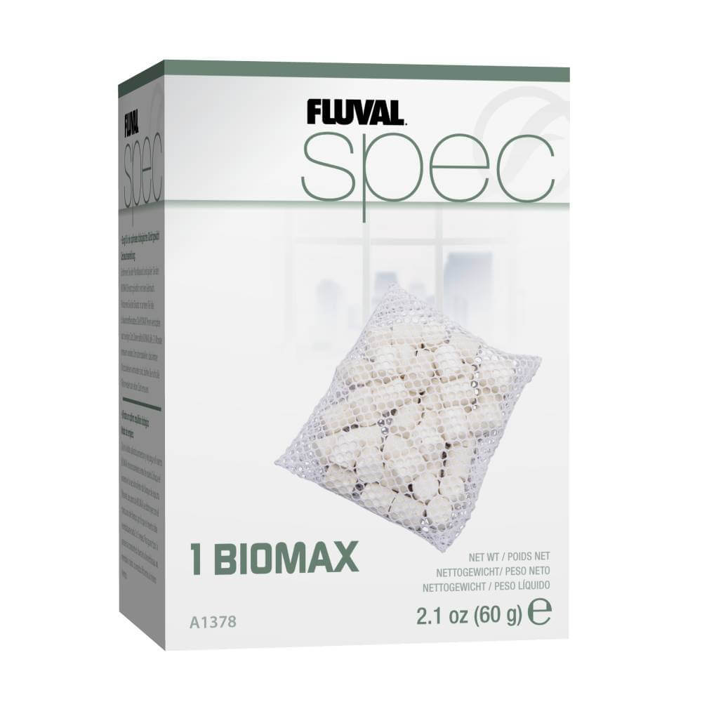 Fluval Spec/Flex/Evo Biomax 42g ceramic rings for biological filtration by Fluval.