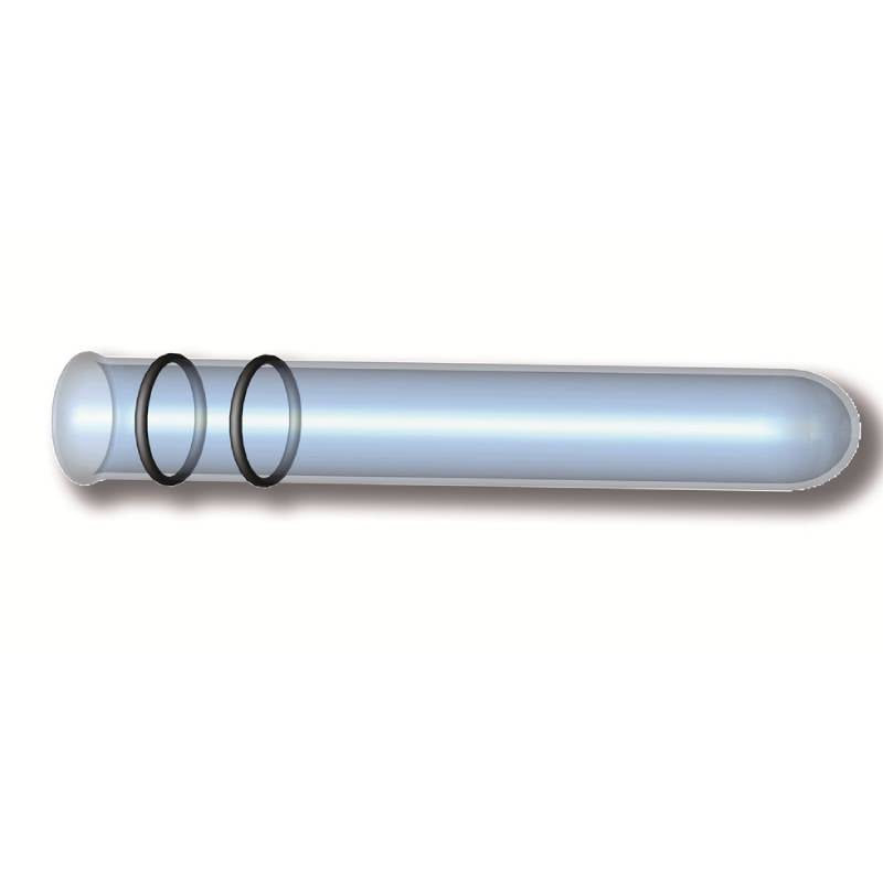 Fluval Replacement Quartz Sleeve with 2 O-Rings for New PFLO PT1718 test tube.
