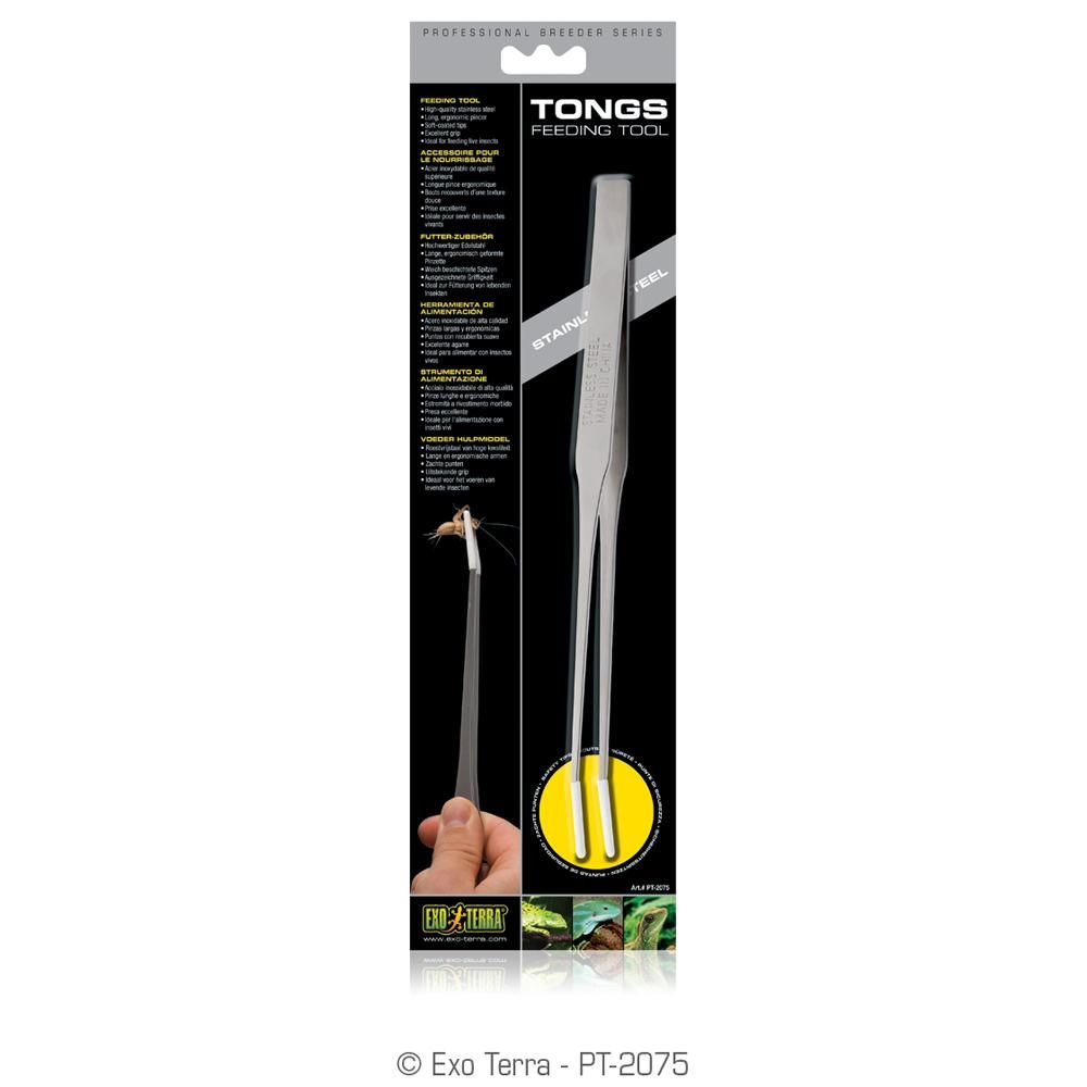 Exo Terra Tongs Feeding Tool by Exo Terra; includes care instructions.