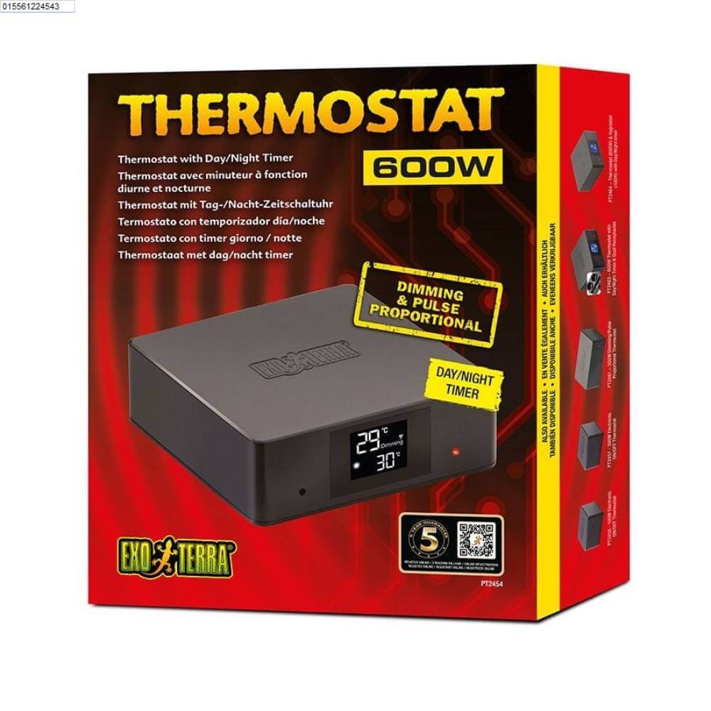 Exo Terra Thermostat 600w with Day/Night Timer