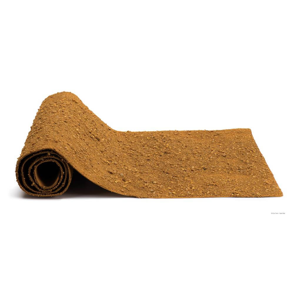 Exo Terra Sand Mat by Exo Terra: textured brown mat, ideal desert terrarium substrate.