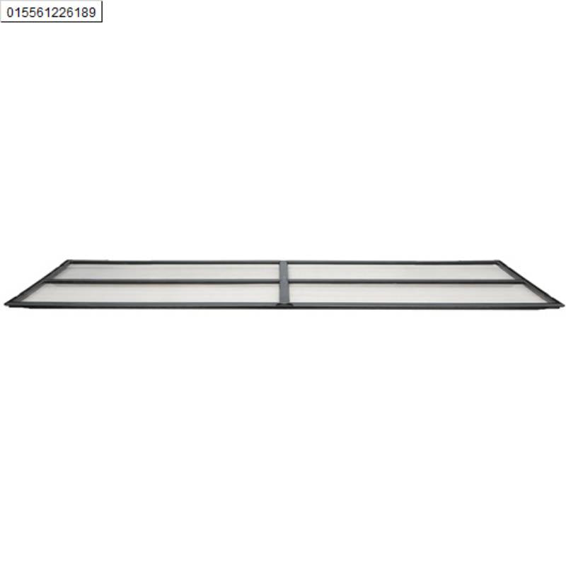 Fluval Exo Terra Screen Top Cover 45 x 90cm with black frame, front view.