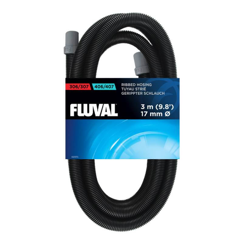 Fluval Ribbed Hosing 2.5m, fits 304-404/305-405/306-406/107-407, for external filters.