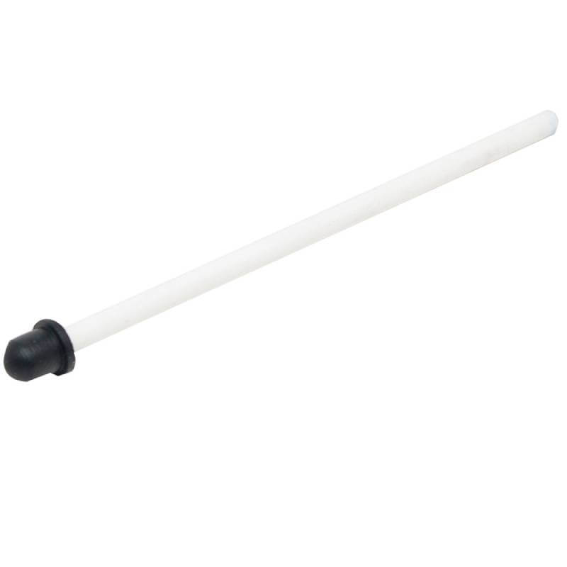 Fluval Ceramic Shaft for 304-404/305-405 No2 is a white rod with black rubber cap by Fluval.