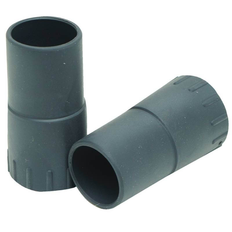 Fluval FX4/FX5/FX6 Rubber Connectors (2 pcs) by Fluval, black, one upright and one on its side.