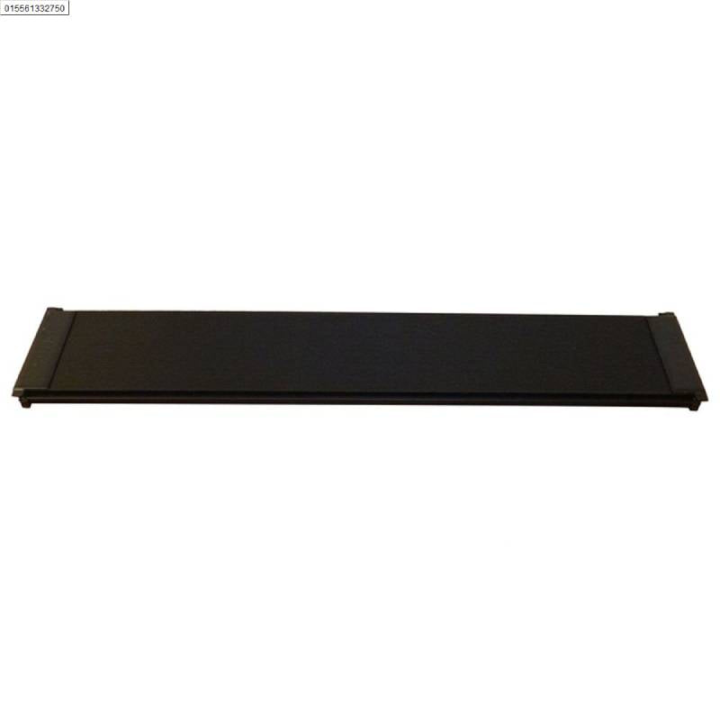 Fluval Roma LED 200 Alum Centre Cover: black, rectangular panel with raised edges and reinforced section.