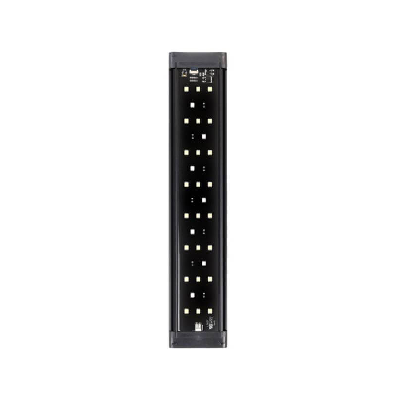 Black rectangular Fluval SEA Evo 52L LED Lamp for Fluval aquarium kits.