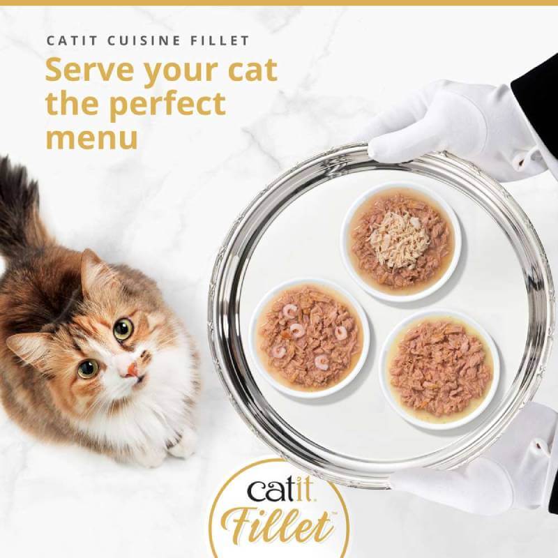 Catit Cuisine Tuna Fillets Variety Pack 12x75g-Pet n Pony-Catit