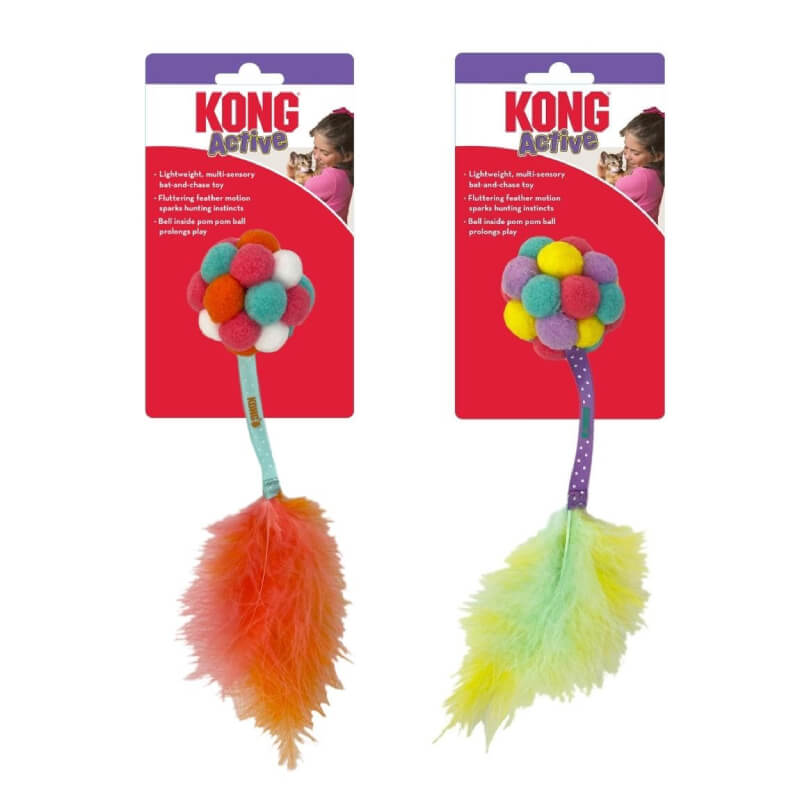 Kong Cat Active Bubble Ball Assorted-Pet n Pony-Kong