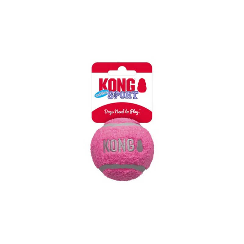 Kong Sport Softies Ball Assorted Medium for dogs in packaging.