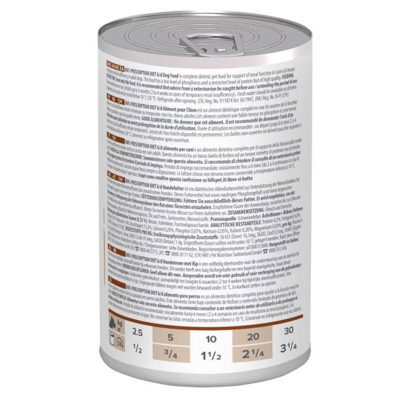 Hills Prescription Diet Canine K/D Original Cans 12X350g