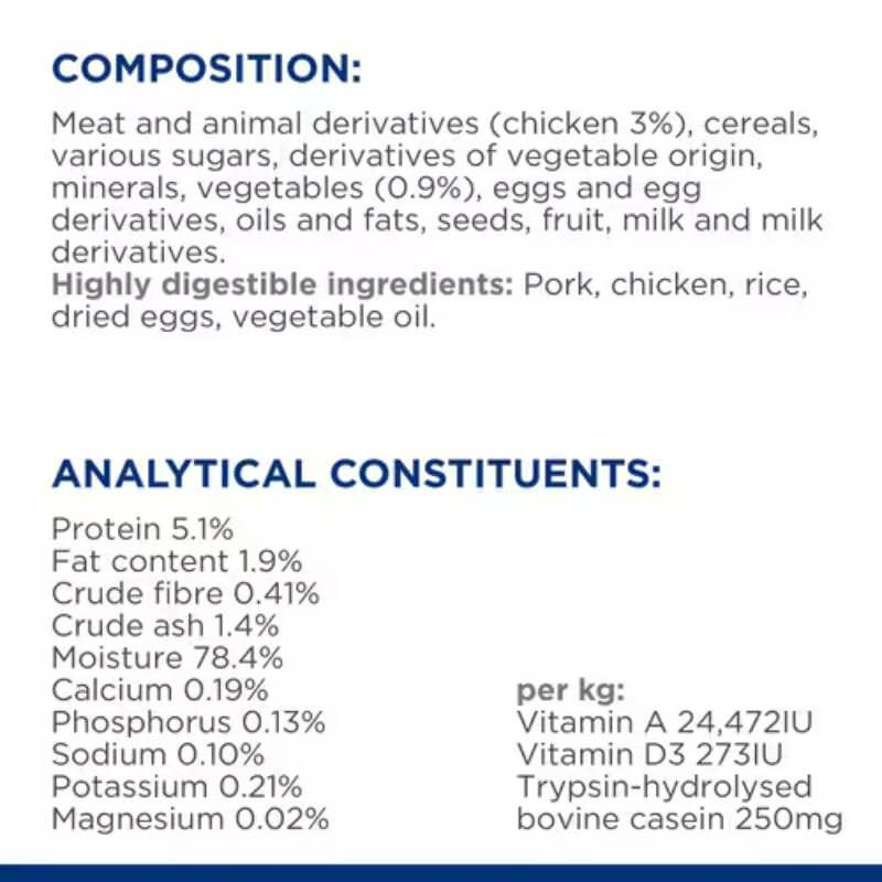 Hills Prescription Diet Canine I/D Mini Stew with Chicken & Veg 24x156g