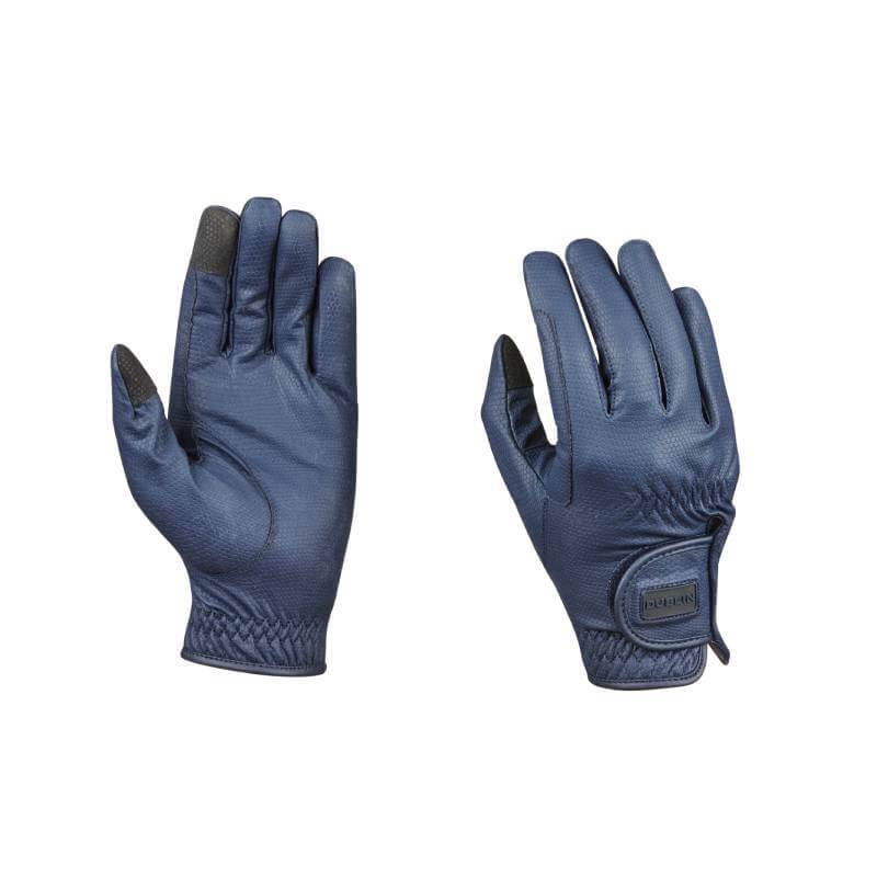 Dublin Everyday Touch Screen Compatible Riding Gloves Navy Adult