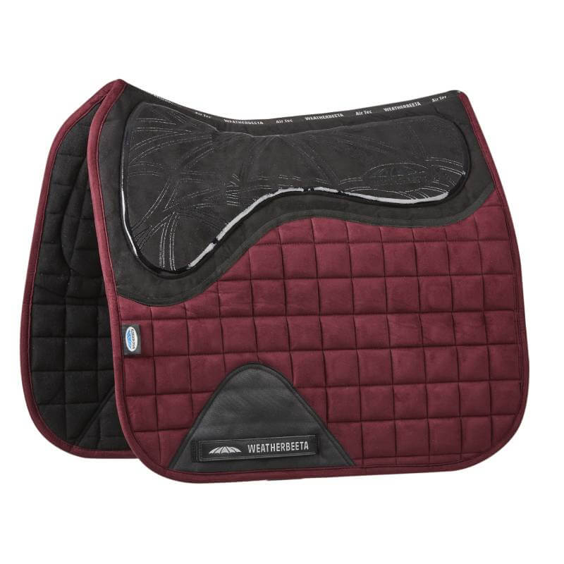 Weatherbeeta Ultra Grip Dressage Pad Burgundy Full