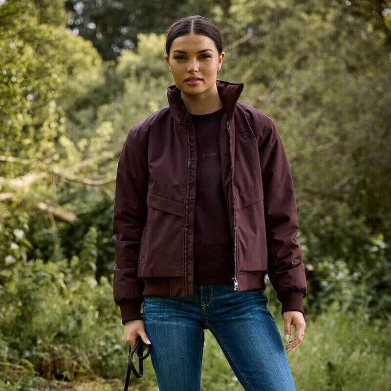 Ariat Womens Stable 2.0 Insulated Jacket Chocolate Plum