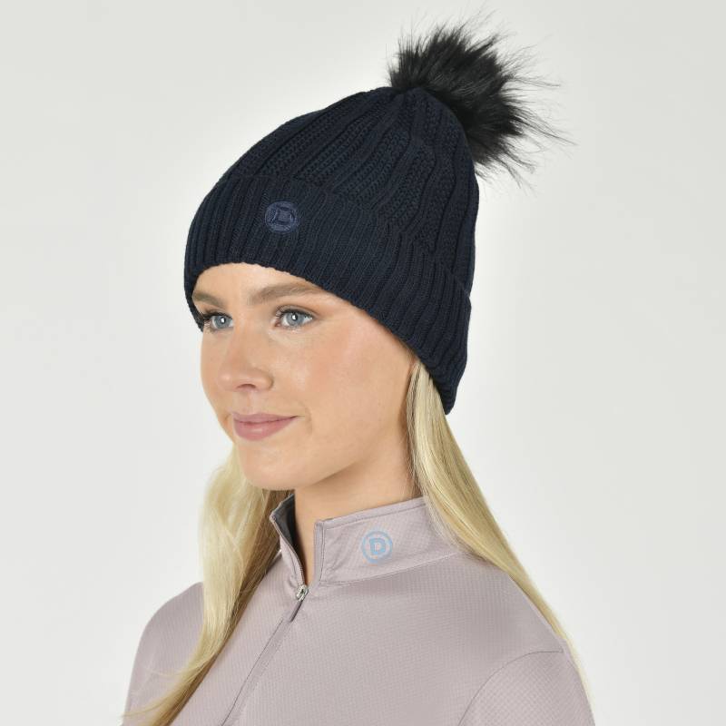 Dublin Rib Knit Beanie Ink One Size-Pet n Pony-Dublin