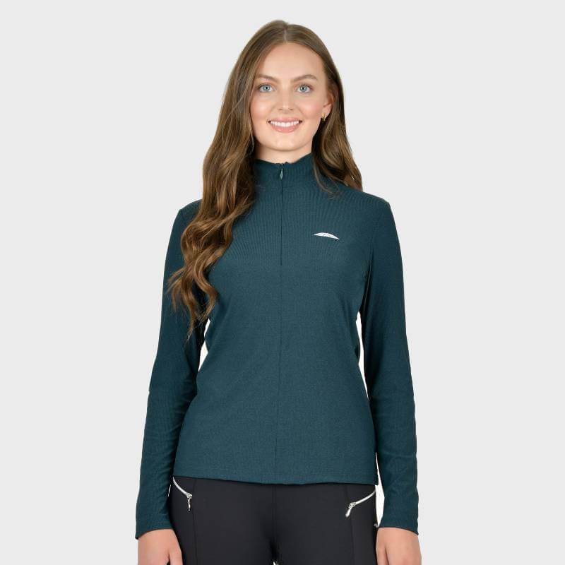 Weatherbeeta Maeve Long Sleeve Top Pine