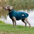 Weatherbeeta Green-Tec Fleece Zip Dog Coat Dragonfly Blue/Bottle Green