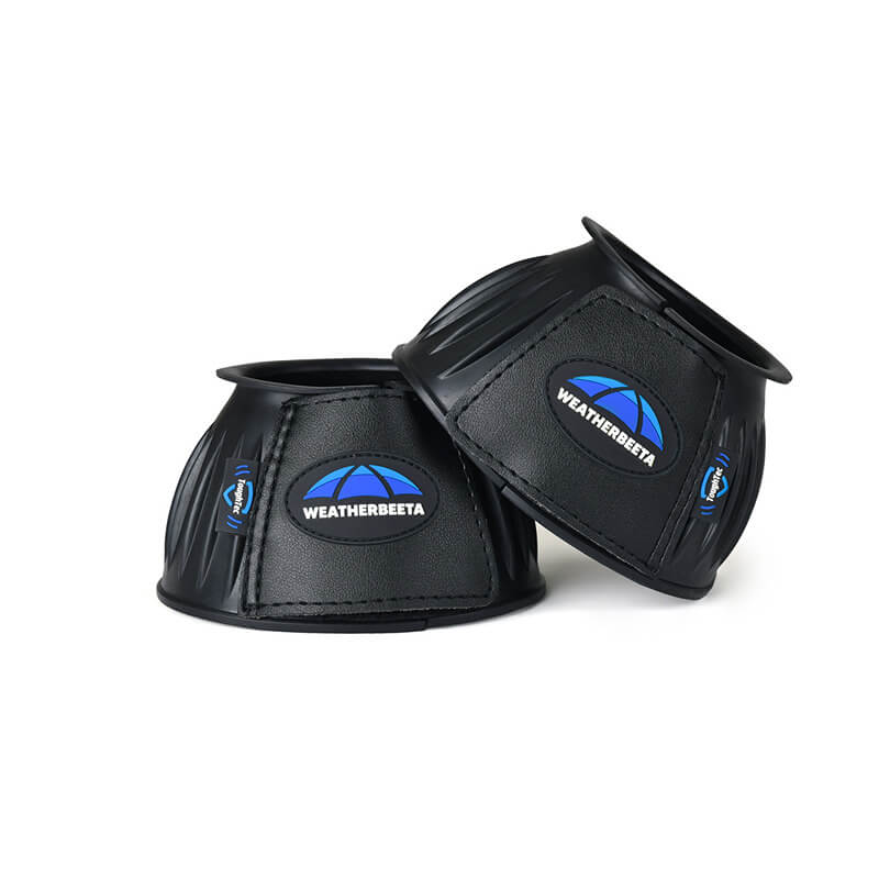 Weatherbeeta Tough-Tec Prime Rubber Bell Boots Black/Black