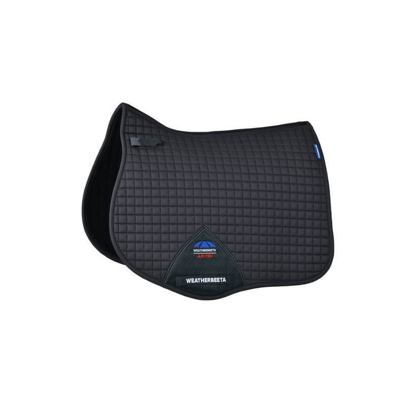 Charcoal Weatherbeeta Prime Air-Tec All Purpose Saddle Pad with breathable design.