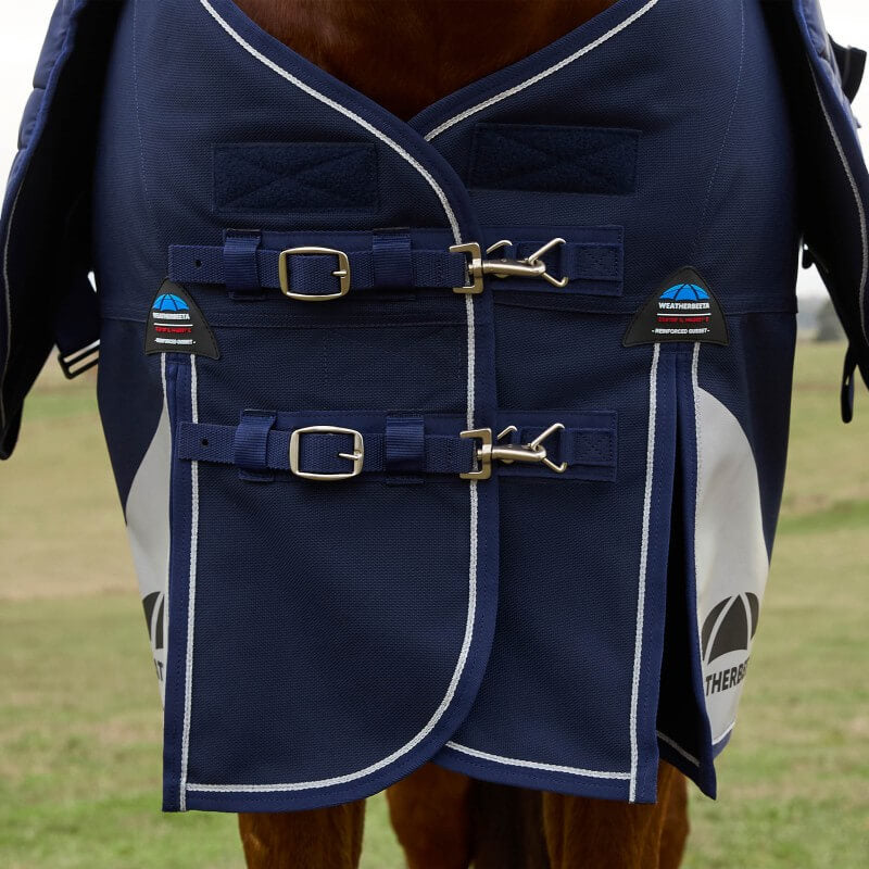 Weatherbeeta Comfitec Ultra Turnout Rug Detach-A-Neck Heavy Weight 360G Navy